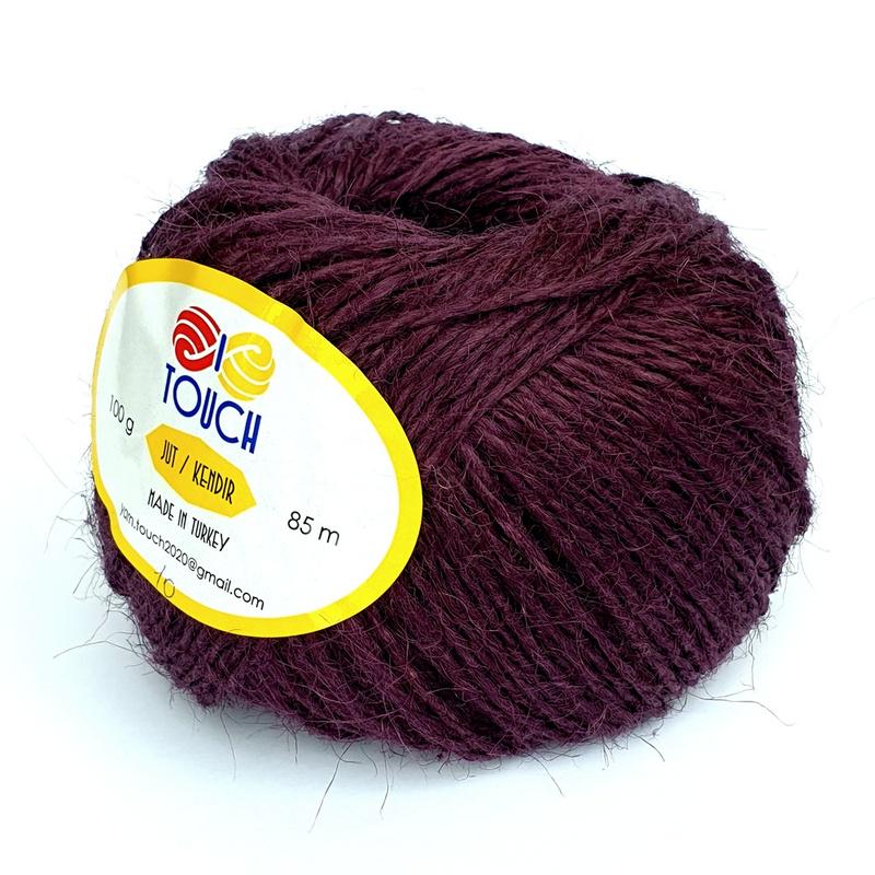 Пряжа Jut I Touch 10 Баклажан (5969)