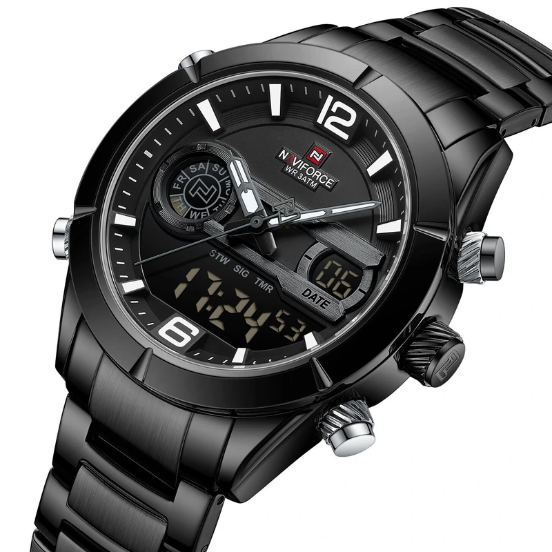 Годинник чоловічий спортивний тактичний Naviforce Aviator (18293)