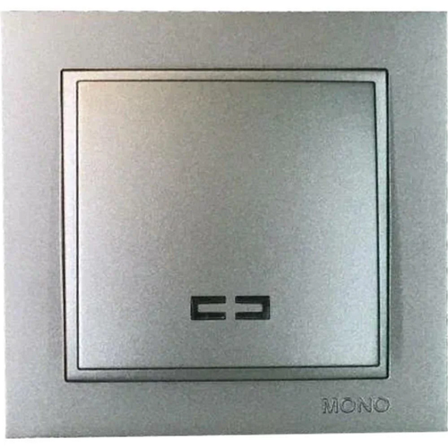 Выключатель с подсветкой Mono Electric DESPINA Антрацит (16164)