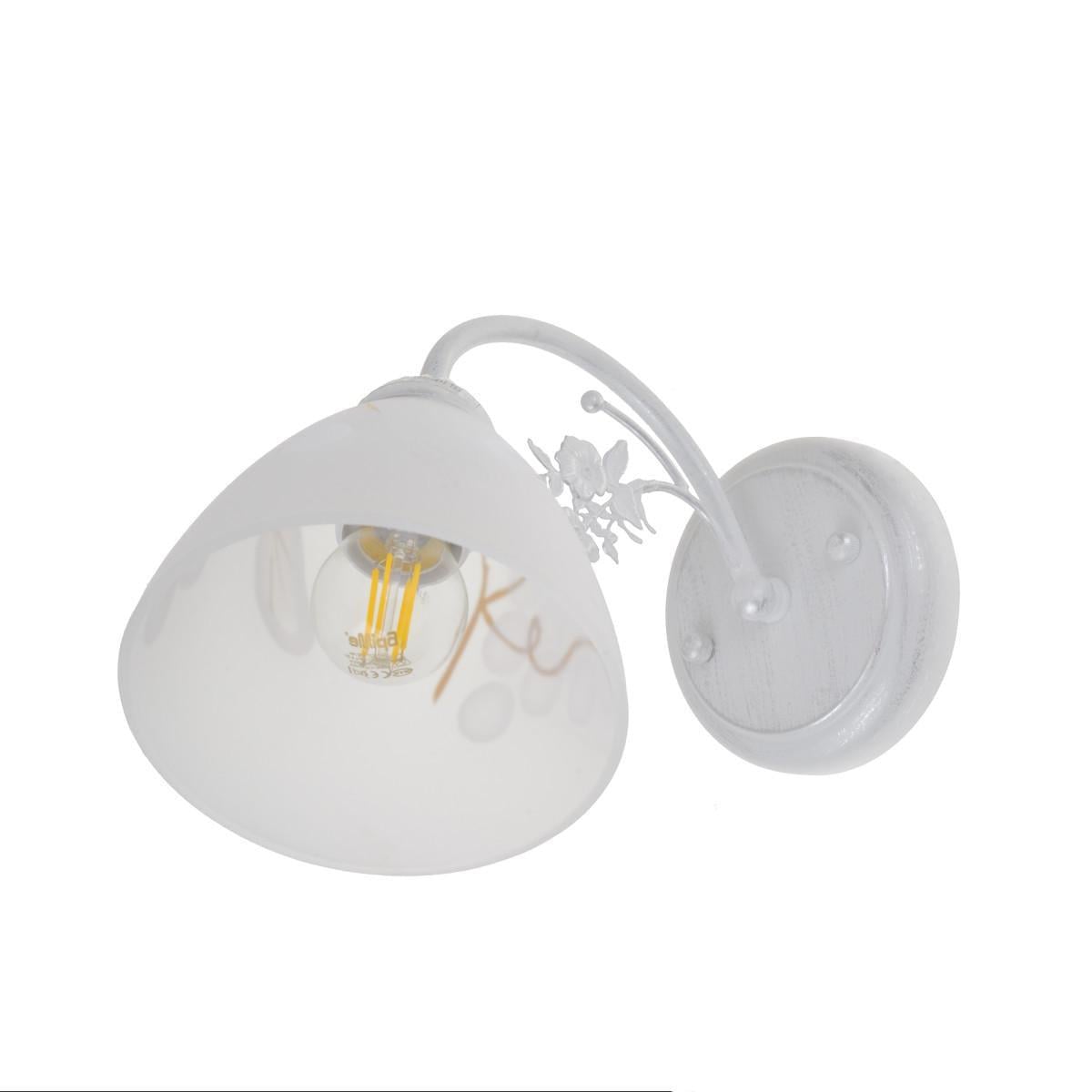 Бра настенное направленного света накладное Brille LK-685W/1 E14 WH/SL 29-214