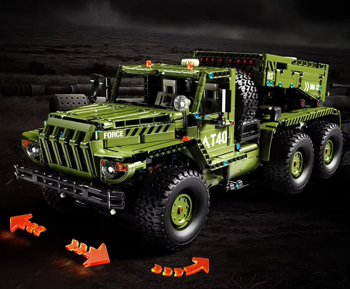 Конструктор детская игровая военная ракетная установка T4011 2268 деталей - фото 6 Конструктор детская игровая военная ракетная установка T4011 2268 деталей - фото 6