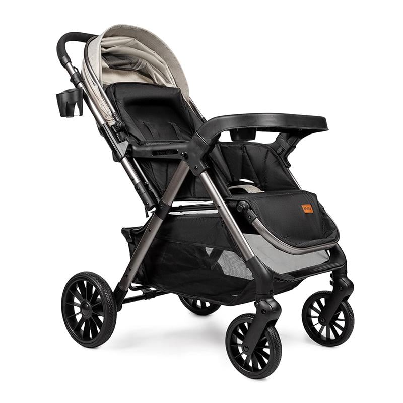 Коляска прогулянкова Ninos Maxi 2 з перекидною ручкою Light Grey/Graphite (NM2025LB) - фото 3