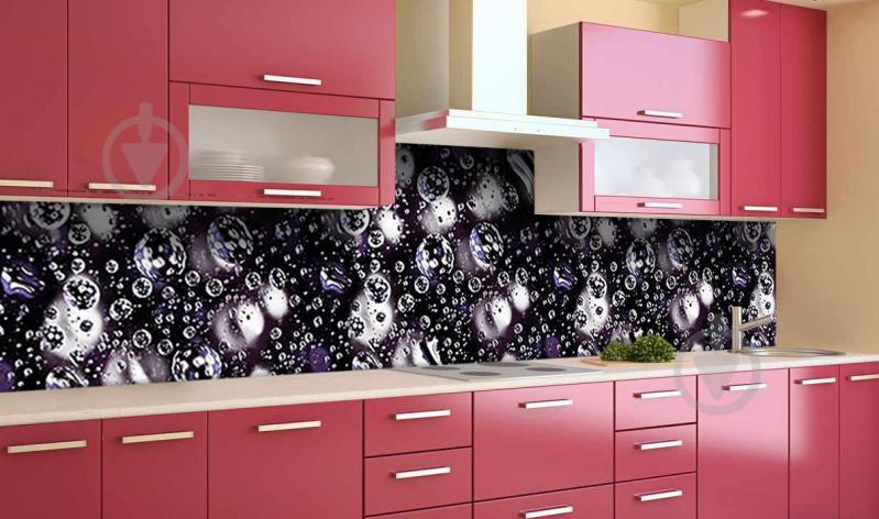 Скинали на кухню Zatarga "Пузыри" 650х2500 мм виниловая 3Д наклейка кухонный фартук самоклеящаяся Z181741/1 Скинали на кухню Zatarga "Пузыри" 650х2500 мм виниловая 3Д наклейка кухонный фартук самоклеящаяся Z181741/1