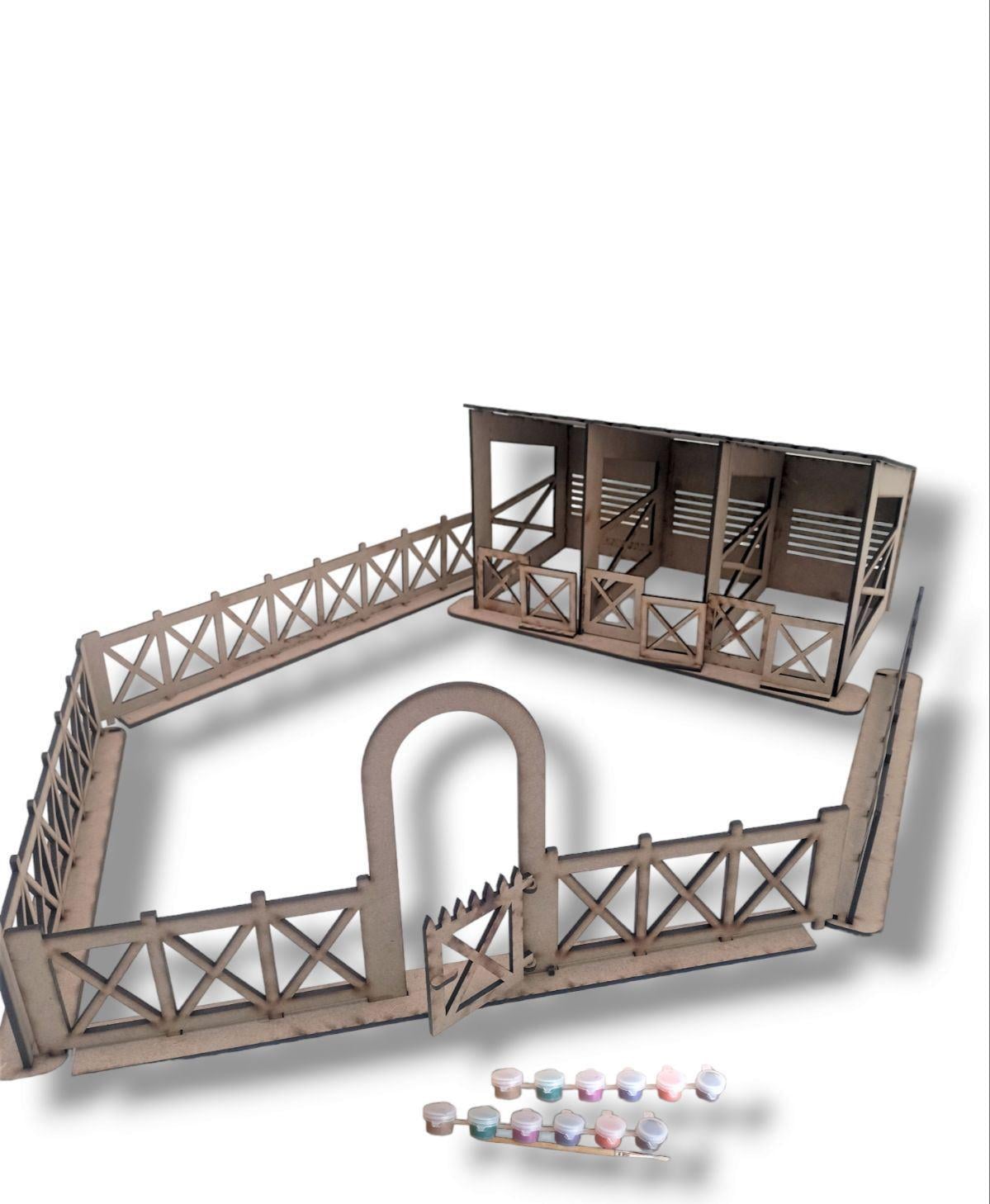 Стайня маленького жокея Розвивай твори та грай Коричневий (24429525)