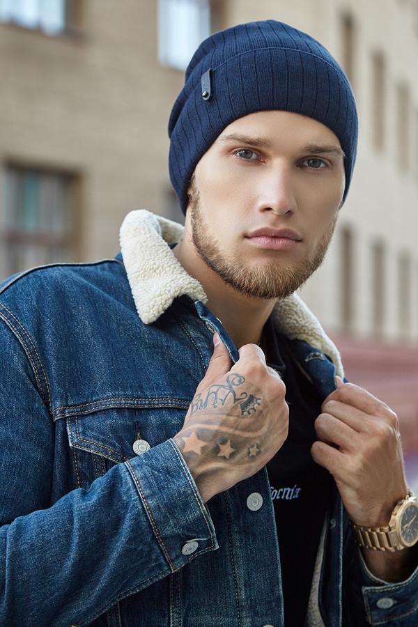 Шапка чоловіча Braxton Хорс Джинсовий (5127)