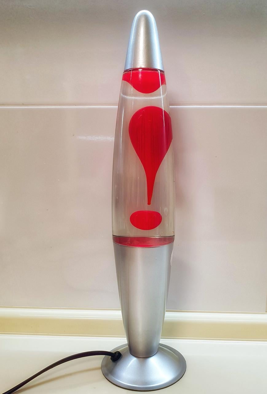 Светильник Лава 34 см Красный