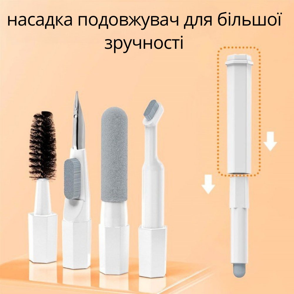 Набор для чистки гаджетов и аксессуаров 20в1 многофункциональний Черный - фото 5 Набор для чистки гаджетов и аксессуаров 20в1 многофункциональний Черный - фото 5