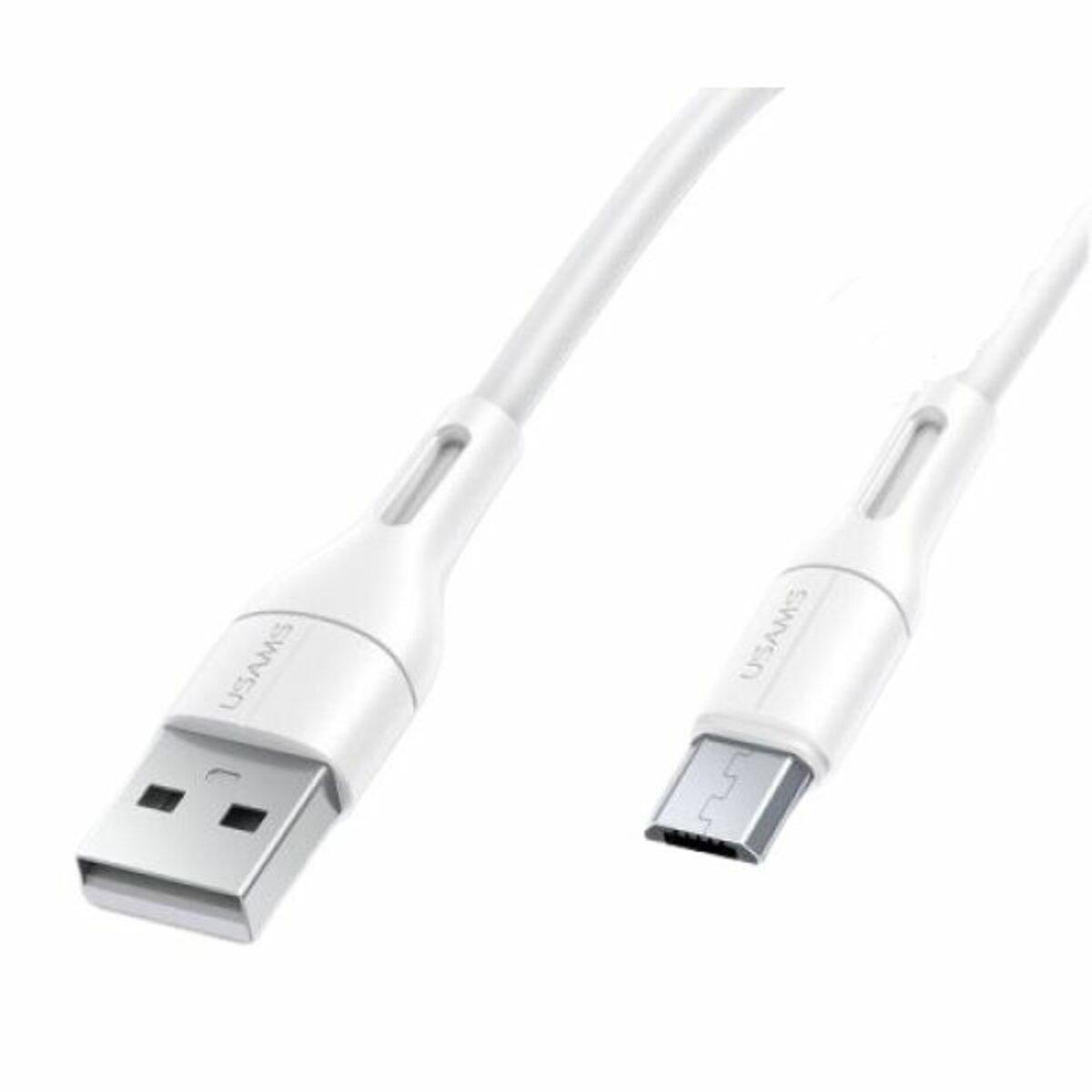 Кабель Charge OTG Usams US-SJ502 U68 USB to USB Micro 2 A 1 м White (566025)