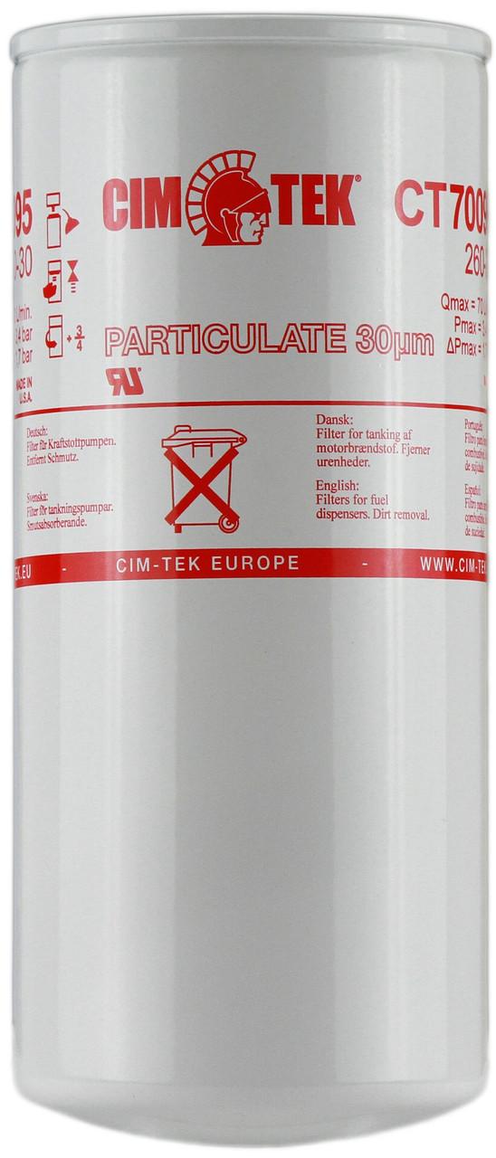 Фильтр тонкой очистки топлива CIM-TEK 260-30 фильтрация 30 микрон до 65 л/мин (PT_CT70095)