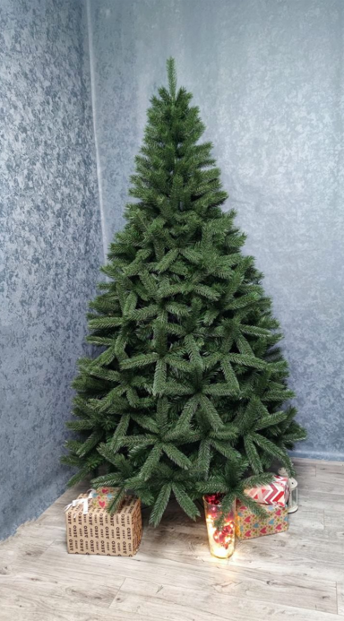 Штучна ялинка лита Буковельська з металевою підставкою 2,30 м Зелений (NYT15197) - фото 2 Штучна ялинка лита Буковельська з металевою підставкою 2,30 м Зелений (NYT15197) - фото 2