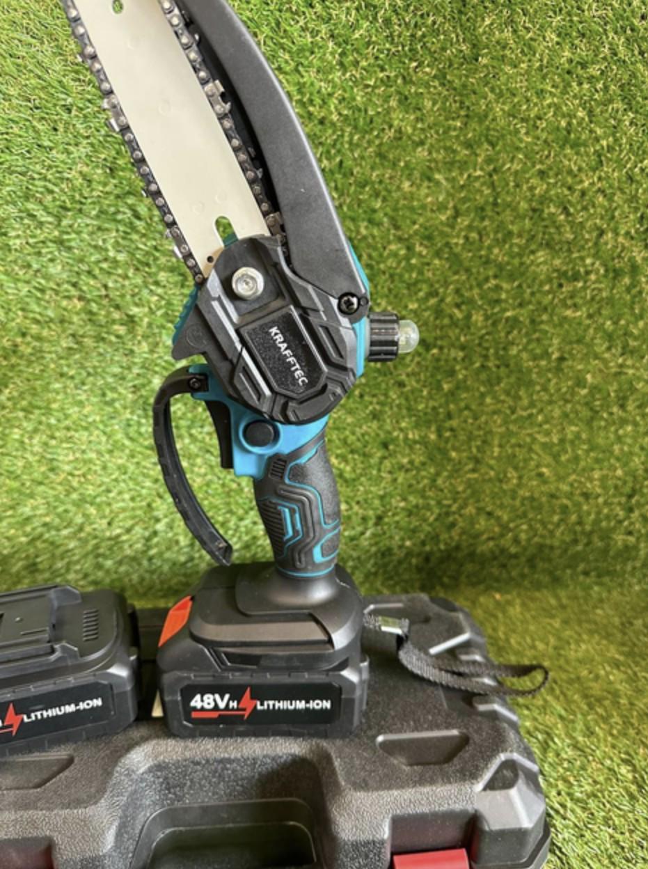 Мініпила акумуляторна Krafftec 48V 6 Ah 1200 Вт 2 х АКБ (30486380) - фото 4 Мініпила акумуляторна Krafftec 48V 6 Ah 1200 Вт 2 х АКБ (30486380) - фото 4