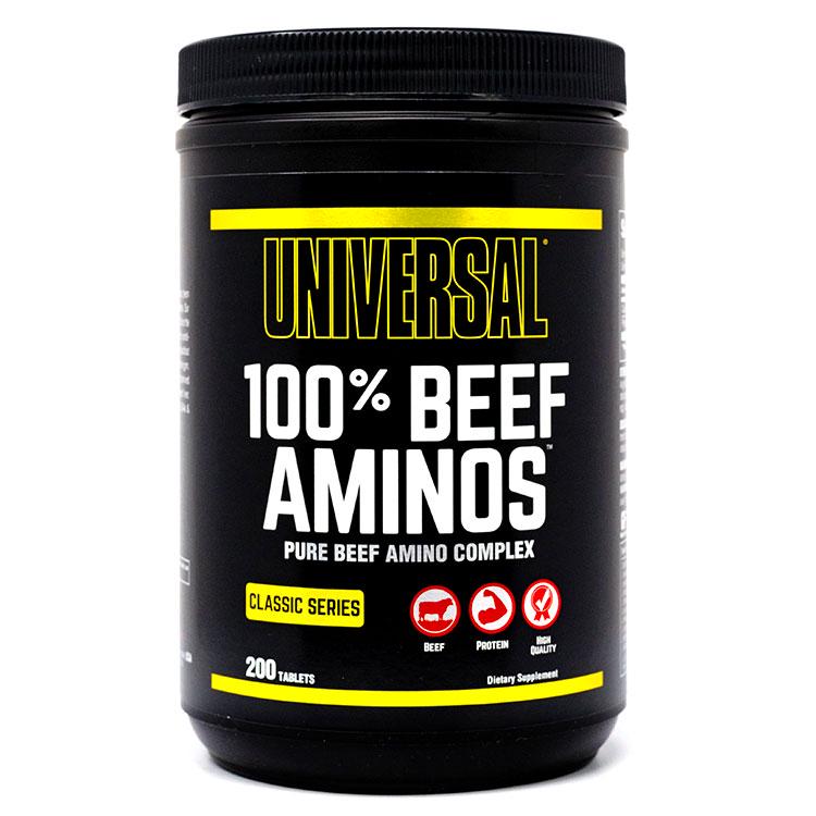 Аминокислота Universal 100% Beef Aminos 200 таб. (784) Аминокислота Universal 100% Beef Aminos 200 таб. (784)
