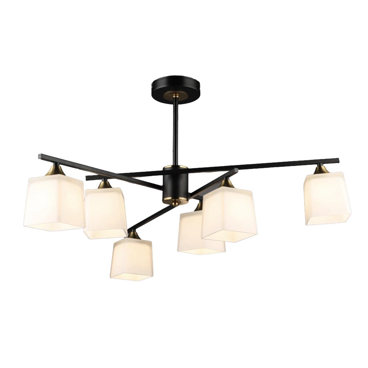 Люстра Sirius В N6668/6 BK+COP на 6 плафонів (27854431)