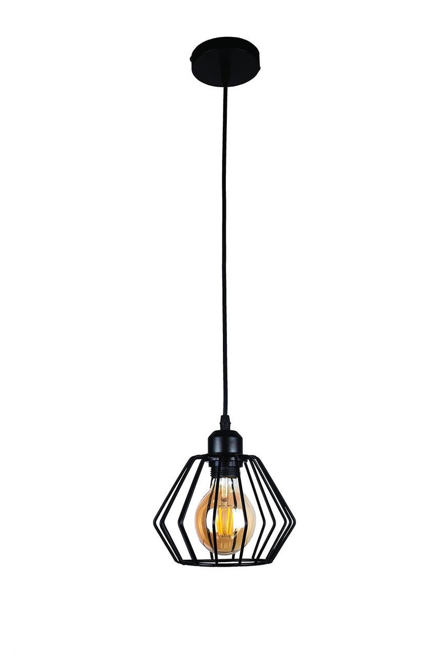 Подвесной светильник на 1 плафон 756PR108F-1 BK Черный