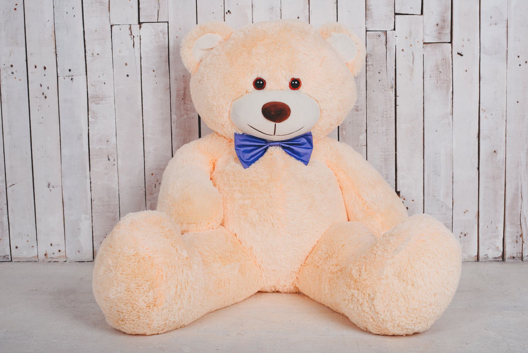 Игрушка мягкая Yarokuz мишка Билли 150 см Персиковый