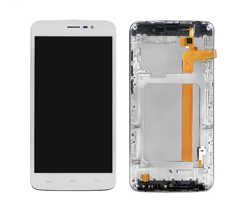 Дисплей та сенсор для Homtom HT27 з рамкою White (2000990252883) - фото 2