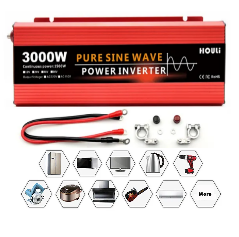 Інвертор Pure Sine Wave Inverter 3000 Вт 12-220В - фото 2