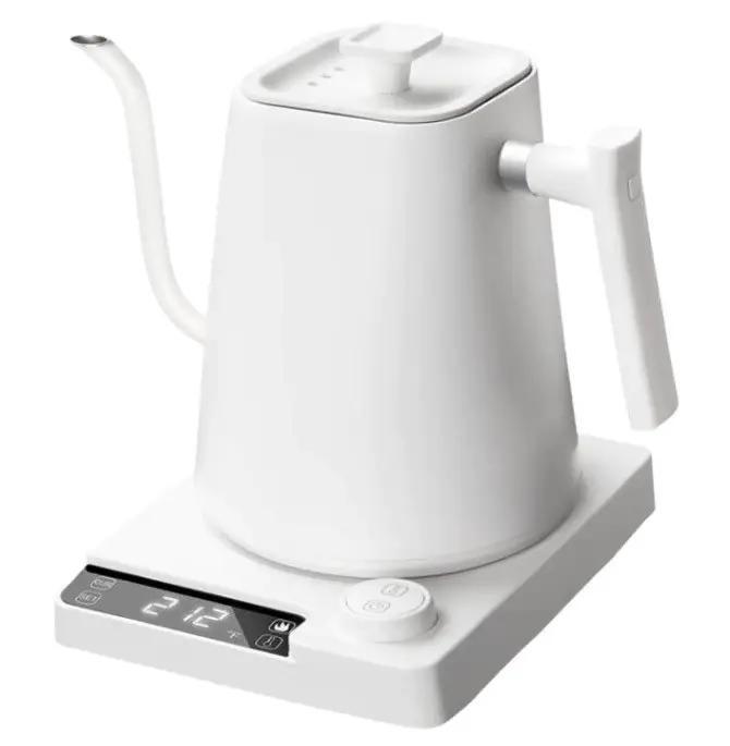 Електрочайник для кави з підтримкою температури 900 мл Білий (KT10W)
