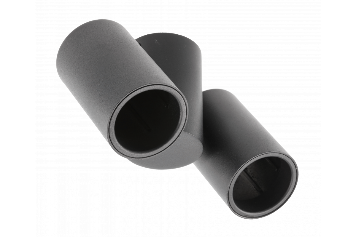 Спот потолочный GTV LUPO 17.5x5.6x11.5 IP20 2*GU10 max 50W круглый Черный (00000035126)