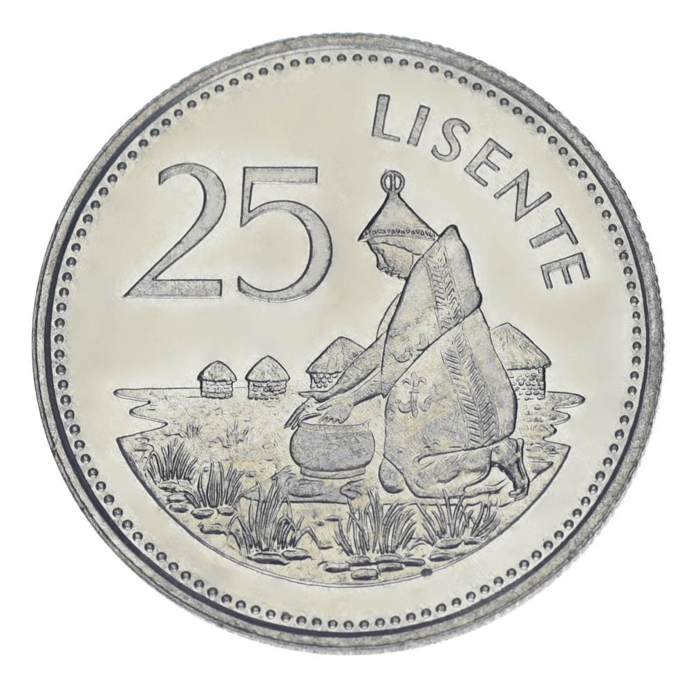 Коллекционная монета Лесото 25 ноября 1985 UNC (М24002)