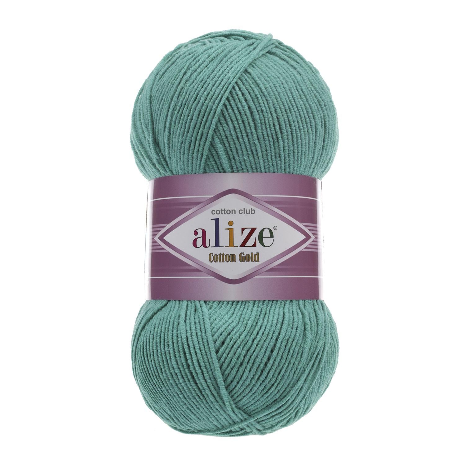 Пряжа Alize Cotton Gold 610 изумруд (6432)
