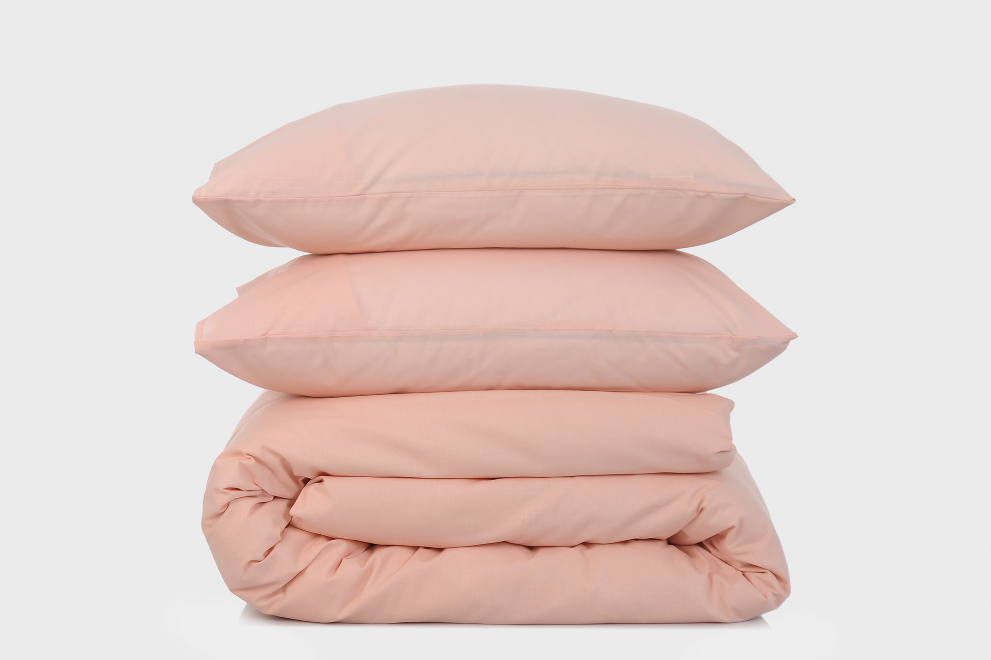 Комплект постельного белья семейный Amore GLux-1024 бязь Пудровый (KPB-As-GLux-1024(50x70)_)