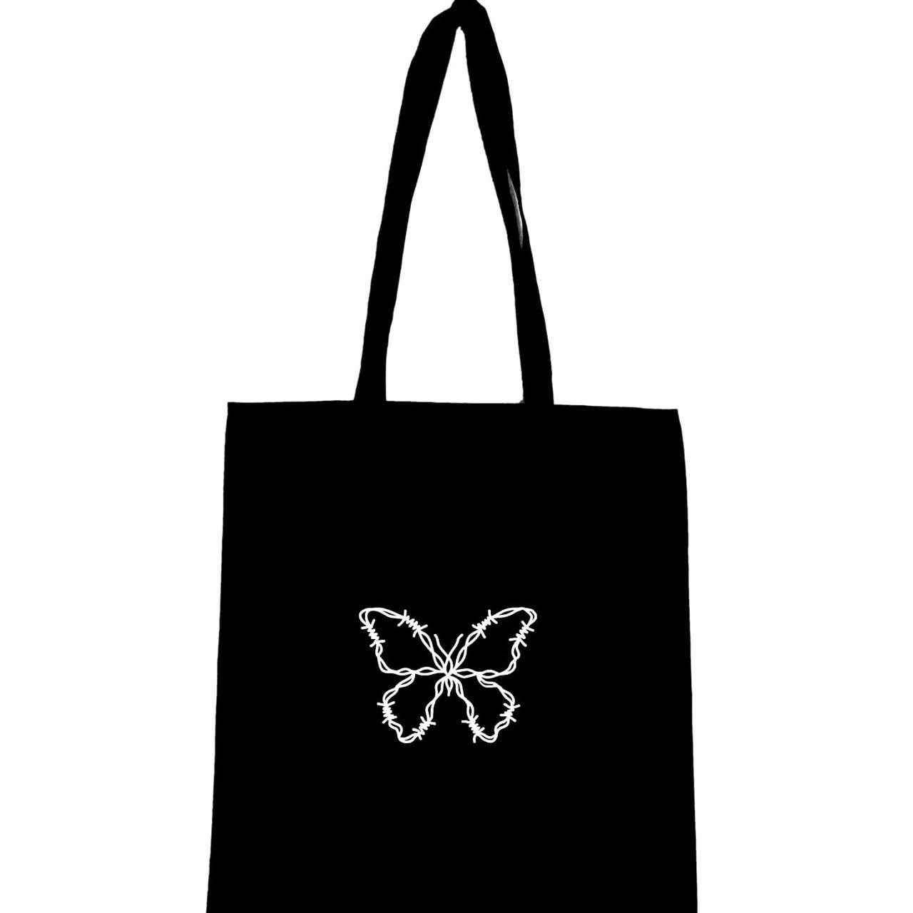 Еко-сумка з метеликом з дроту (844) Еко-сумка з метеликом з дроту (844)