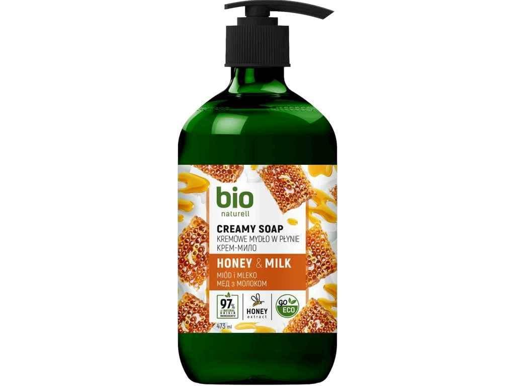 Крем-мило Bio Naturell 473 мл Мед с молоком (967561)