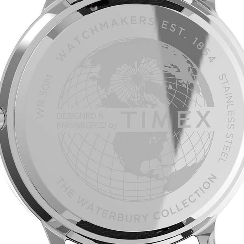 Наручные часы мужские Timex Waterbury Classic кварцевые Silver (Tx2u88600) - фото 4