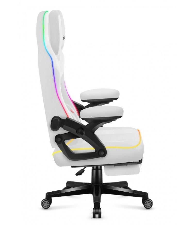 Компьютерное кресло Huzaro Force 4,6 ткань RGB White (19048220) - фото 6