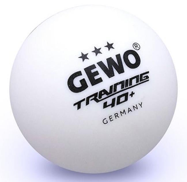 Мячики для настольного тенниса Gewo Trainingsball 40+ 6 шт. Белый (931058)
