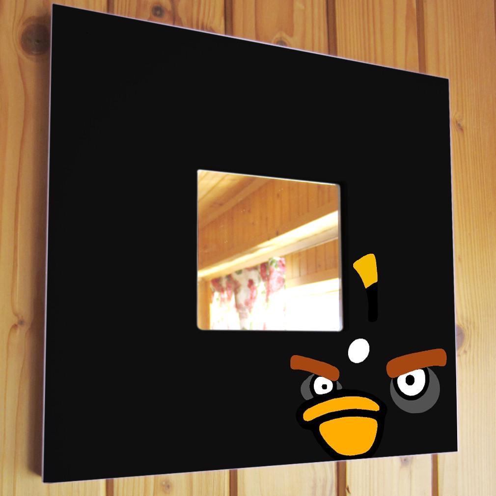 Зеркало декоративное Angry Birds 260х260 мм (M00778)