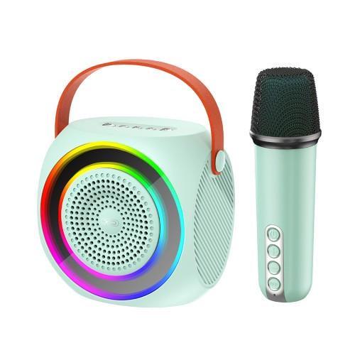 Акустическая система Xo F42 Dazzling RGB bluetooth Karaoke Stereo with Microphone Синий