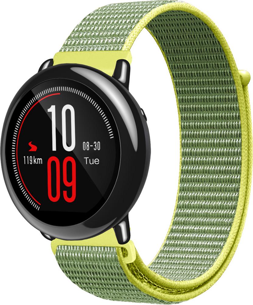 Ремінець нейлоновий Sport Loop для Amazfit Pace Gray/Yellow (17128-63)