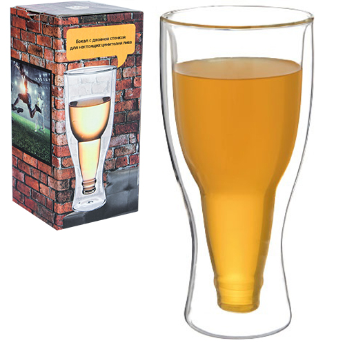 Бокал с двойной стенкой SNT Beer 350 мл (201-24)