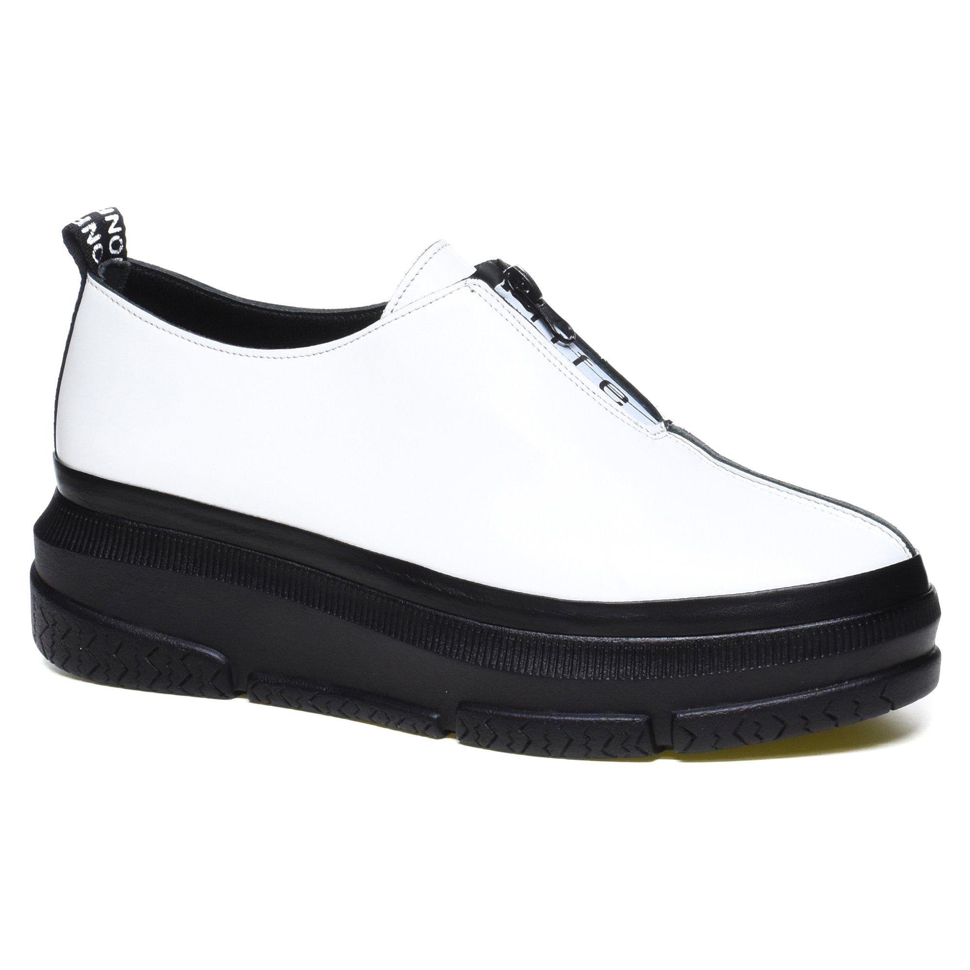 Туфли женские осенние Nod Trend р. 37 Белый/Черный (035050-37)