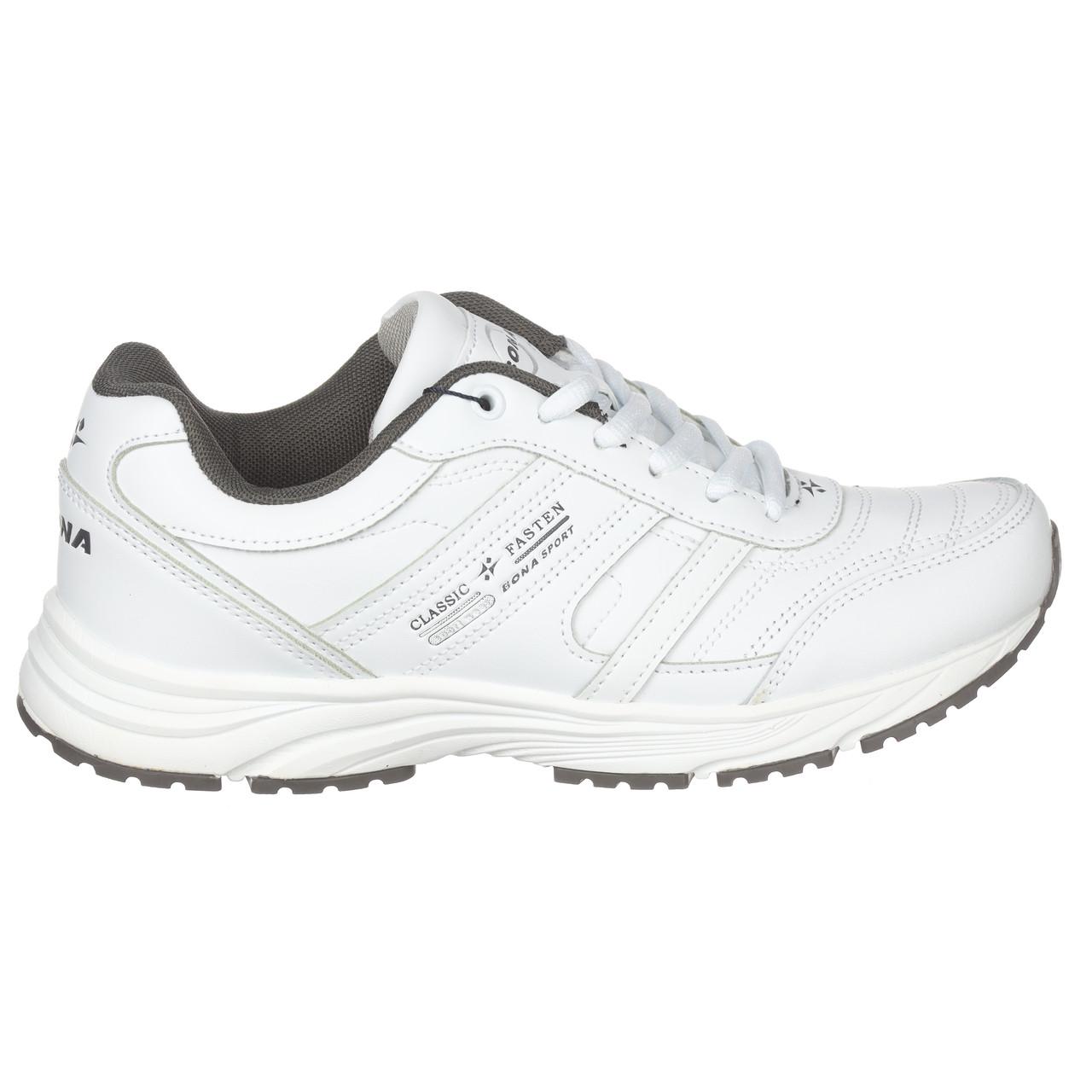 Кроссовки женские Bona 798A-2 кожаные р. 38 Белый (20082) - фото 2 Кроссовки женские Bona 798A-2 кожаные р. 38 Белый (20082) - фото 2