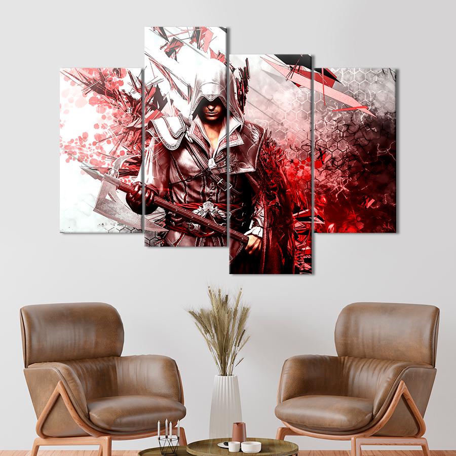 Настенний декор Постер культовой игры Assassin’s Creed 129x90 см (A138-4)