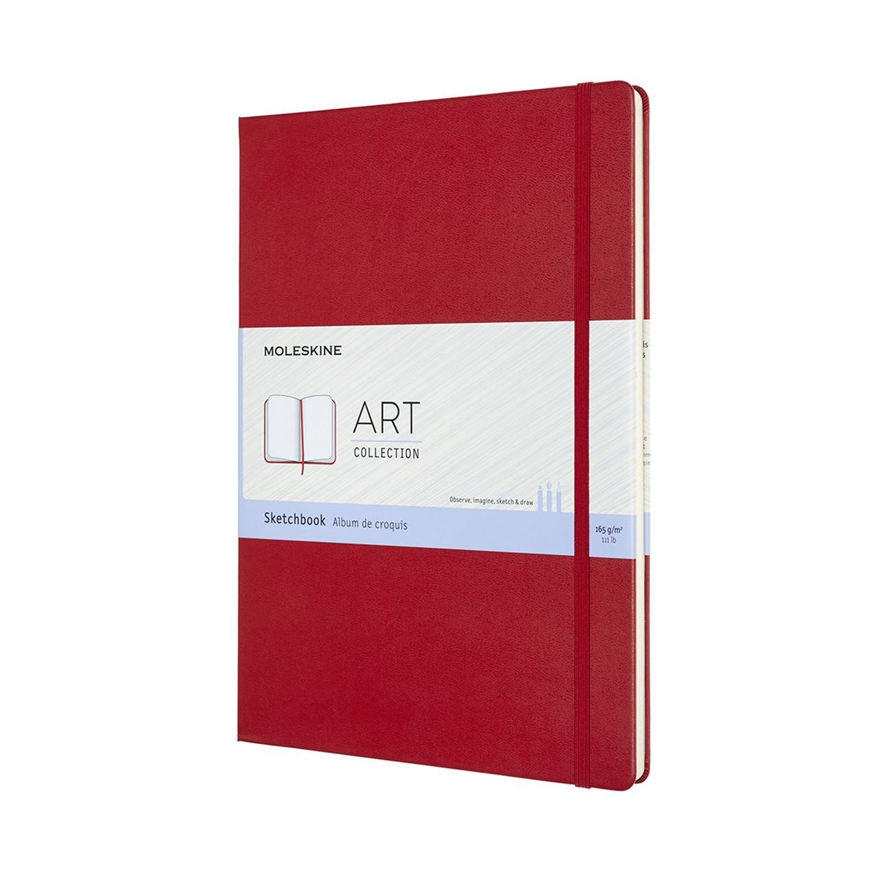 Блокнот Moleskine Art А4 21х29,7 см для начерків Червоний