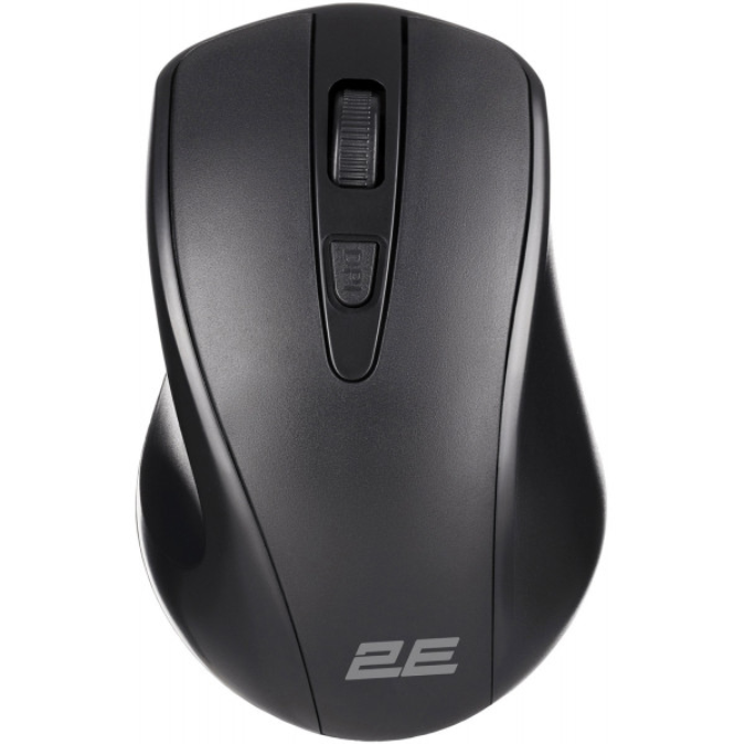 Комп'ютерна мишка бездротова 2E MF213 1600dpi 4 кн USB 2xAAA Black (2E-MF213WB)