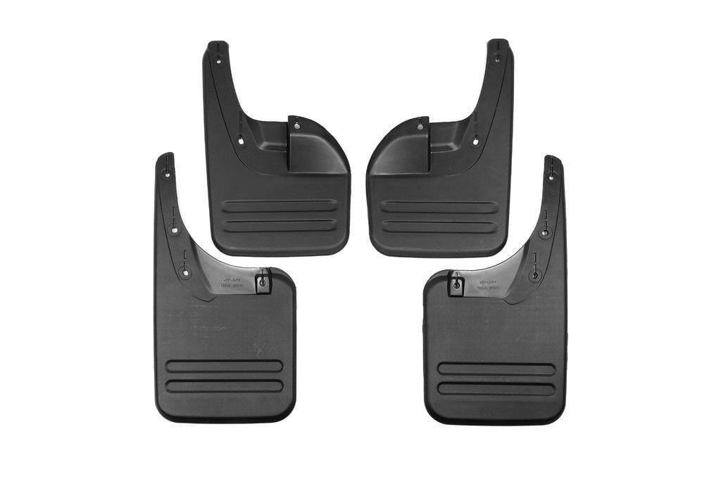 Брызговики Premium 2012-2015 Dongmart для Toyota Hilux 2006-2015 гг. резинопластик Черный