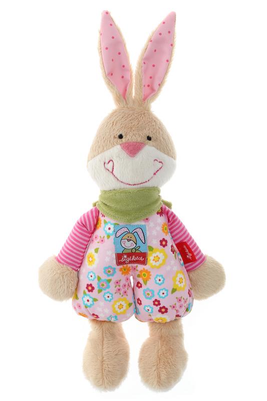 Мягкая игрушка Sigikid Bungee Bunny Заец 25 см Розовый (40107SK) - фото 3