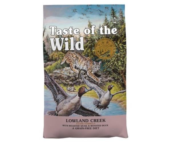 Корм сухий для котів та кошенят Taste of the Wild Lowland Creek Feline Formula з перепелом та качкою на всіх стадіях життя 6,6 кг Корм сухий для котів та кошенят Taste of the Wild Lowland Creek Feline Formula з перепелом та качкою на всіх стадіях життя 6,6 кг
