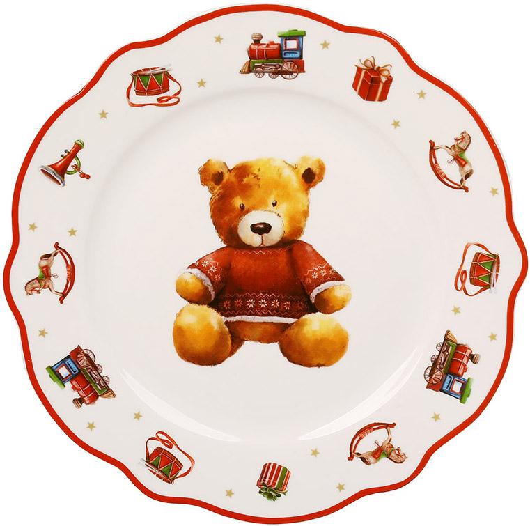 Набір порцелянових тарілок My Bear Ø 19 см 2 шт. в подарунковій упаковці