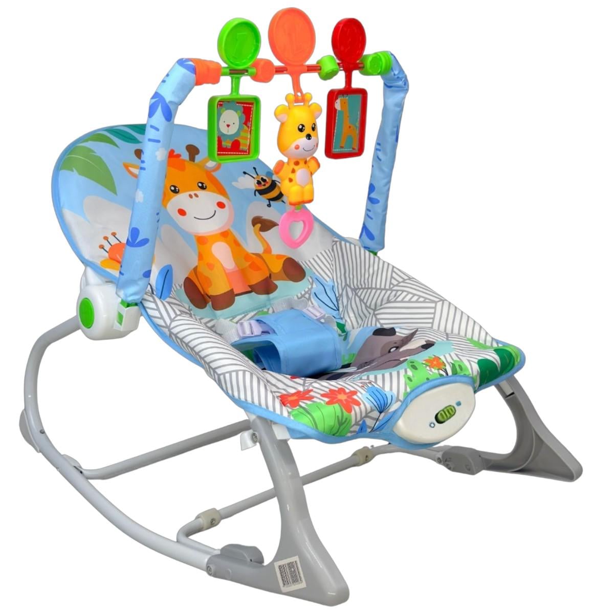 Детский шезлонг Hu-Baby убаюкивающий центр для новорожденных детей детское кресло и качели (69897)