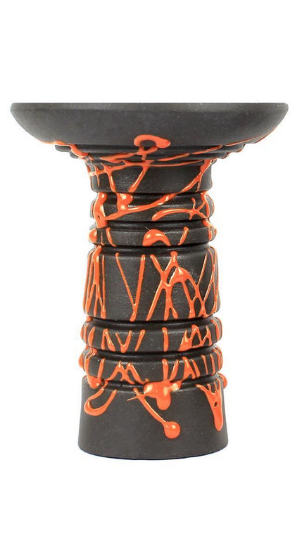 Чаша для кальяна Gusto Bowls Alien Glaze Оранжевый