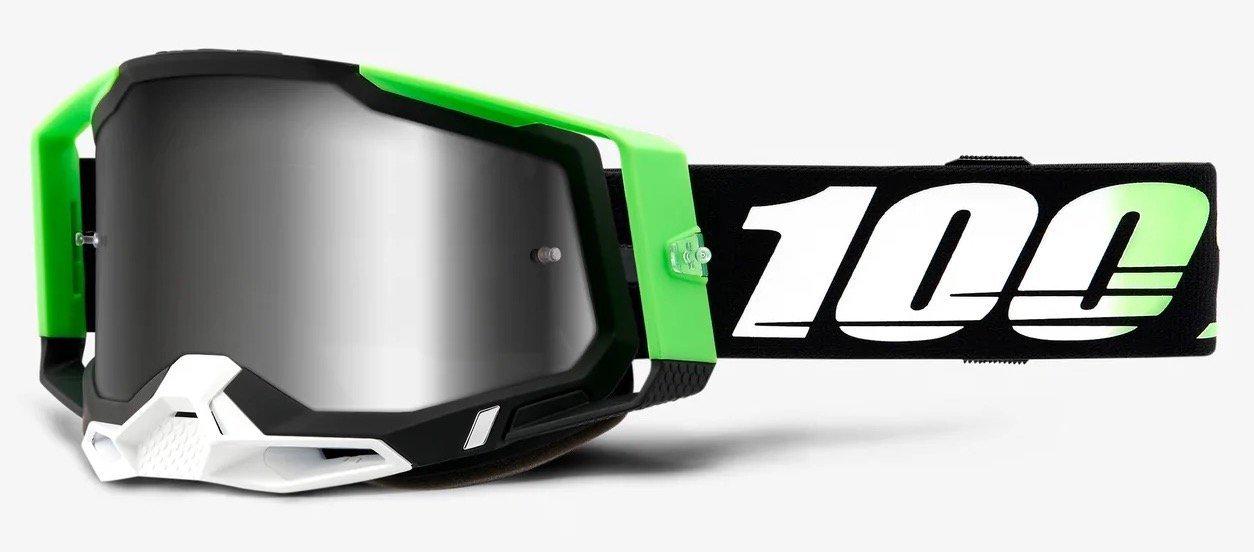 Мотоокуляри 100% RACECRAFT 2 Goggle Kalkuta/Mirror Silver Lens (20210)