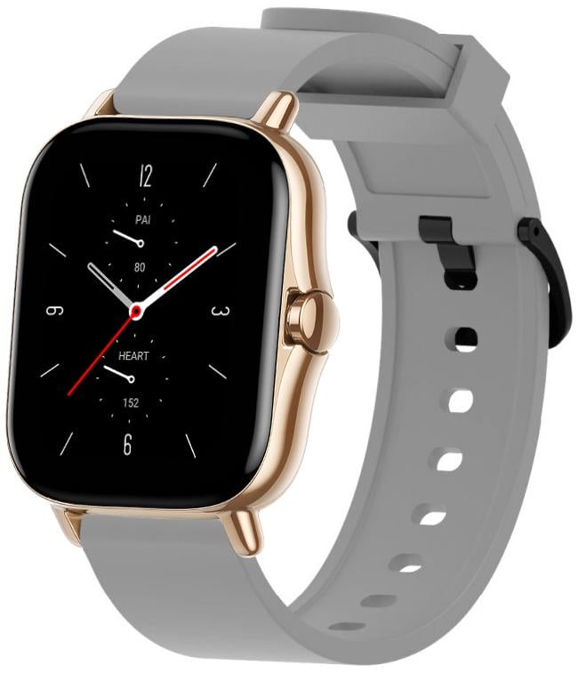 Ремешок силиконовый Like для Amazfit GTS 2 Grey (22659-33) - фото 1