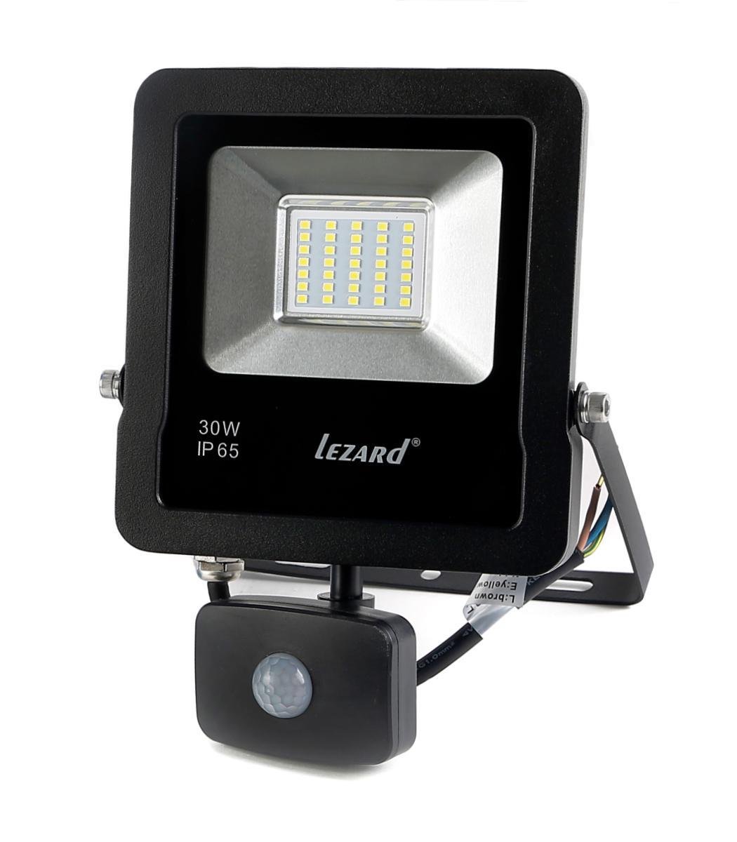 Прожектор світлодіодний Lezard PAL6530S з датчиком руху 30W 6500K 2400 Lm (27803088) Прожектор світлодіодний Lezard PAL6530S з датчиком руху 30W 6500K 2400 Lm (27803088)