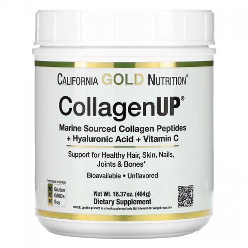 Коллаген California Gold Nutrition CollagenUp 5000 mg с гиалуроновой кислотой и витамином C 464 г